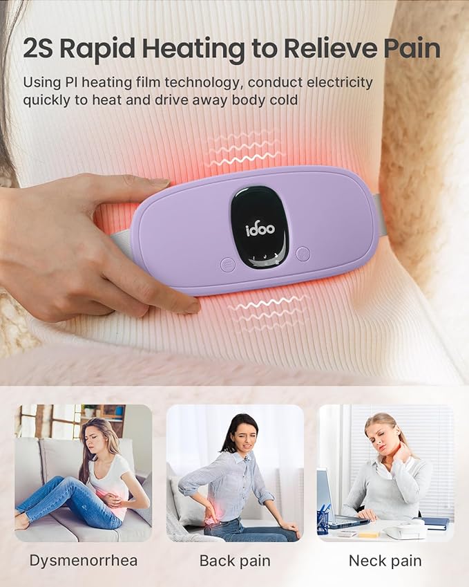 iDOO Portable Heating Pad, FSA Eligible Items Only List, Period Heating Pad - Image 5