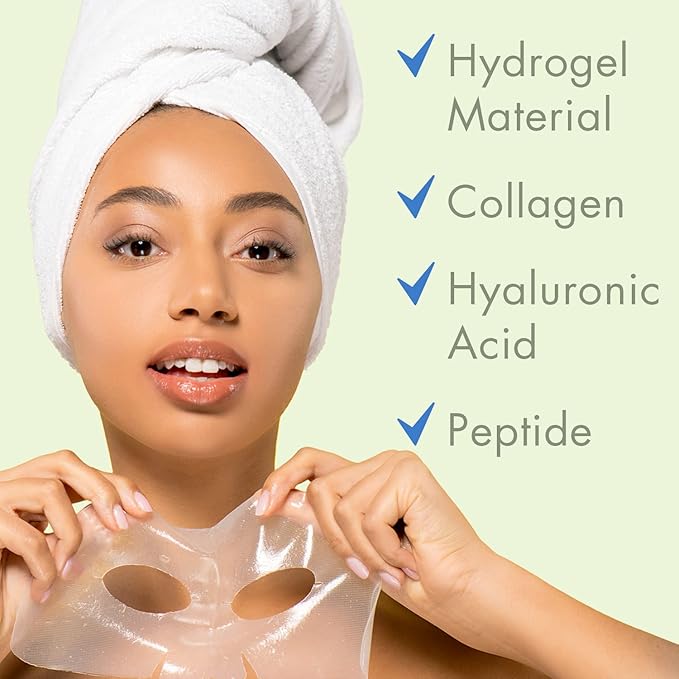 Ebanel 5 Pack Hydrogel Collagen Face Mask - Image 2
