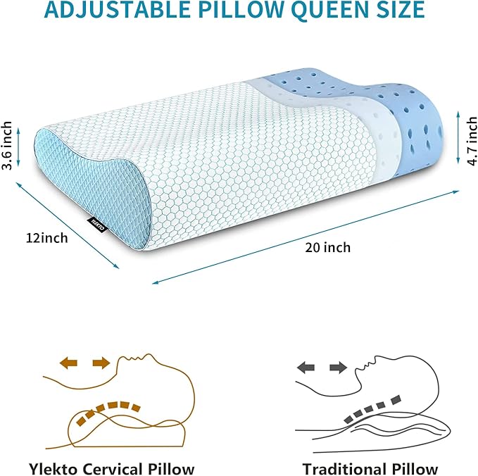 Memory Foam Pillows Neck Pillow - Image 3