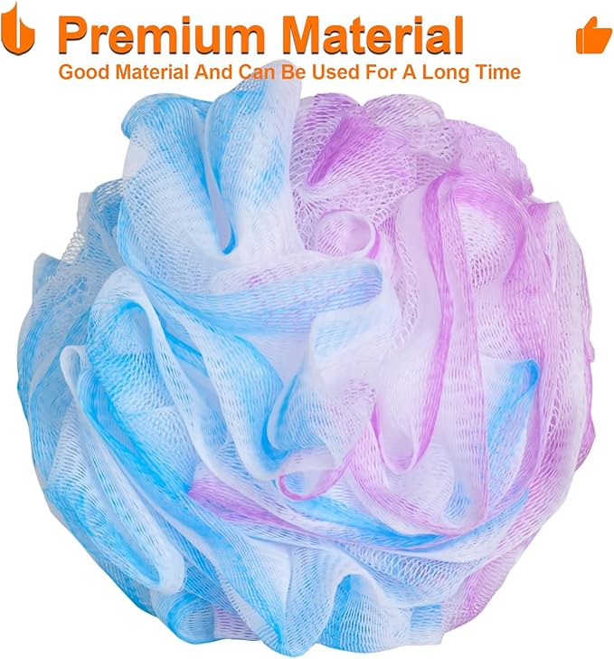 Urbanstrive Shower Bath Sponge XL 75g Soft Shower Loofahs Balls - Image 7