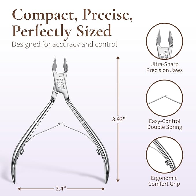 Professional Cuticle Cutter Trimmer Manicure Tools - Image 3