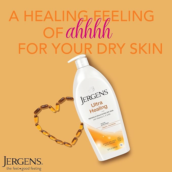Jergens Ultra Healing Dry Skin Lotion, Hand and Body Moisturizer - Image 2