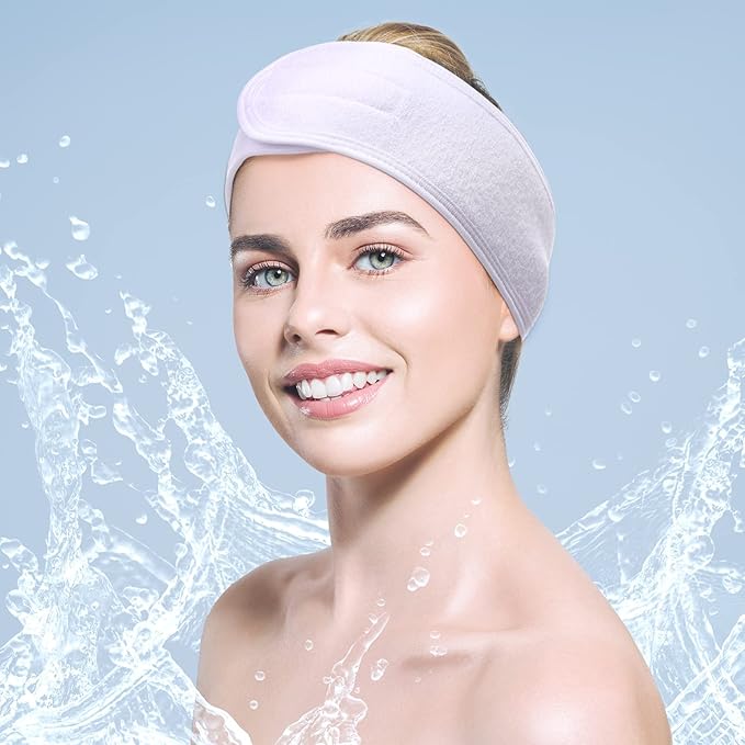 Hoteam 30 Pack Spa Headband Facial Esthetician Hair Wrap - Image 2