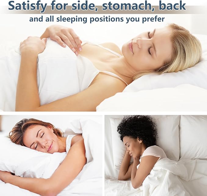 CozyLux Pillows King Size Set of 2, Hotel Quality Bed Pillows - Image 5