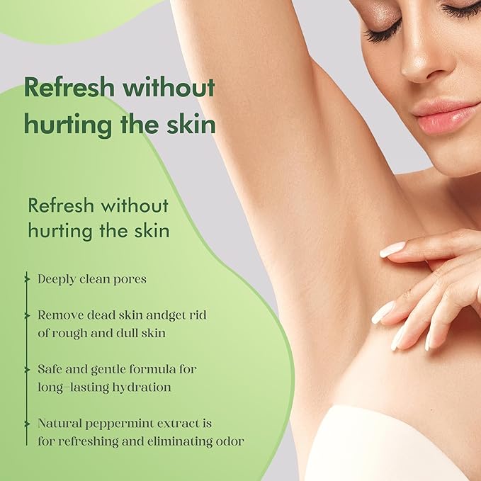 Armpit Detox and Scrub with Shea Butter and Coconut 8.82oz-Exfoliating Scrub - Image 6