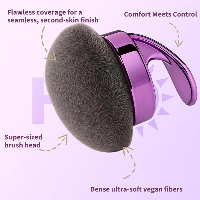 Blend & Blur Ultra Large Body Makeup Brush - Image 4