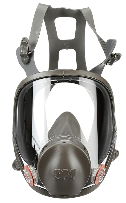 3M Full Facepiece Reusable Respirator 6800, Large Lens, ANSI High Impact Eye by 3MAutomotive