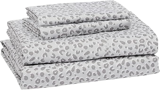 Amazon Basics Lightweight Breathable Super Soft Microfiber 4-Piece Bed Sheet Set - Image 2