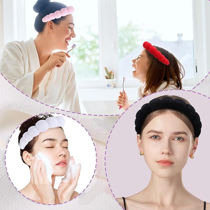 10 Pcs Velvet Cloth Spa Headbands - Image 6