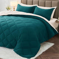 MUXHOMO 7 Pieces California King Comforter Set, Reversible Bed in a Bag Cal by MUXHOMO
