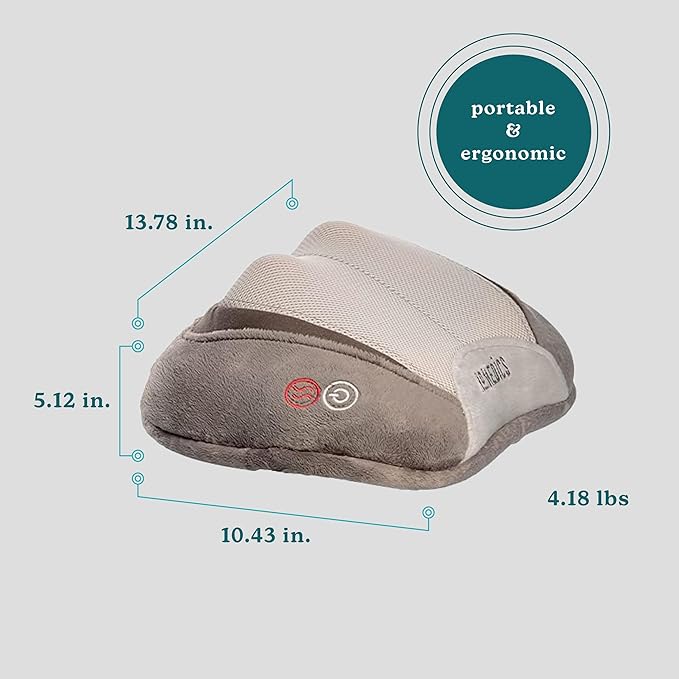 Homedics 3D Full Body Shiatsu & Vibration Massage and Heat Pillow - Image 8
