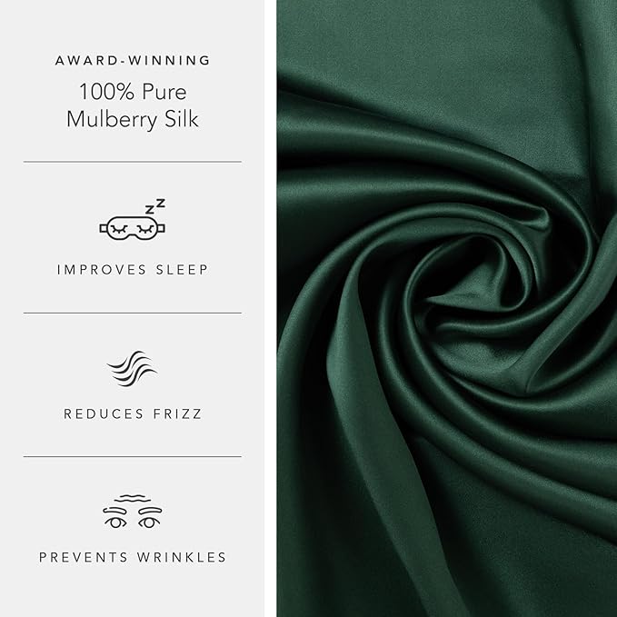 Fishers Finery 19mm 100% Pure Mulberry Silk Pillowcase, Quality Tested - Image 5