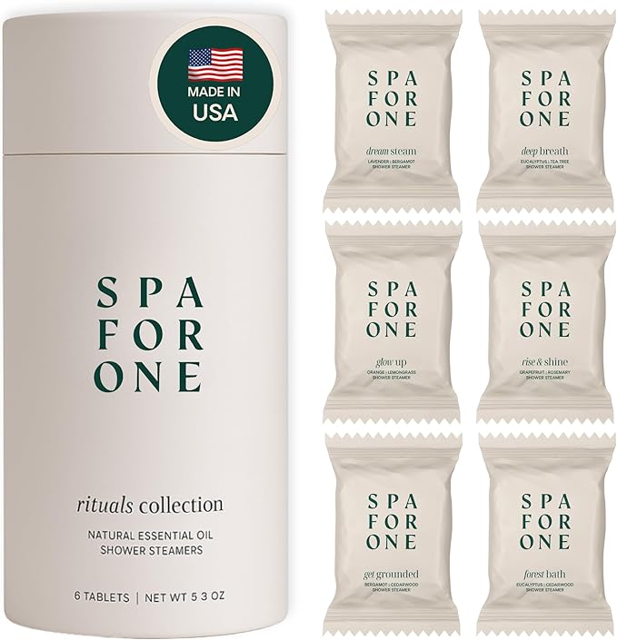 Shower Steamers Aromatherapy 6 Pack – Made in USA by SpaForOne