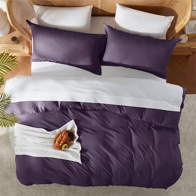 Nestl Purple Duvet Cover King Size - Image 5