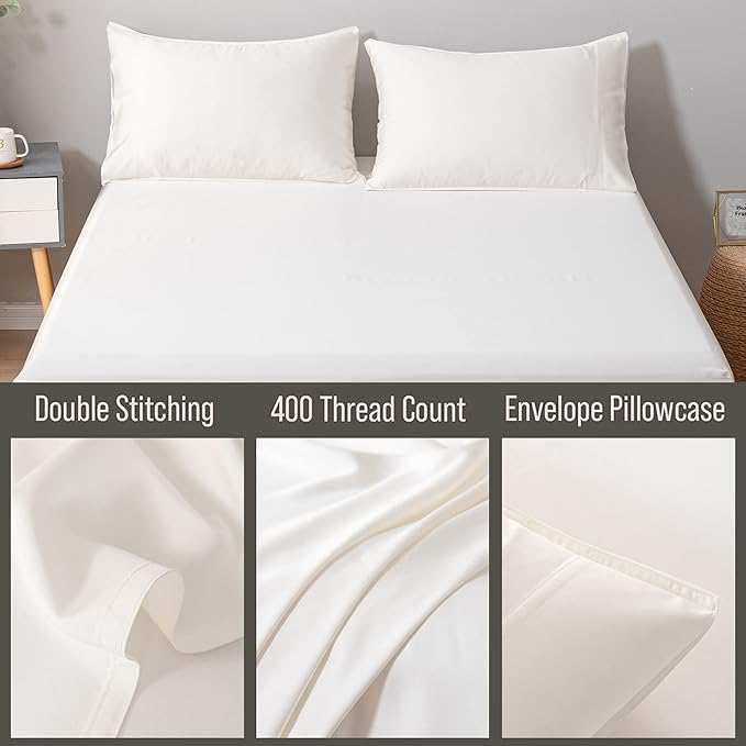 Bella Coterie | Luxury Bamboo Viscose Standard Size Pillowcase Set | 100% - Image 3