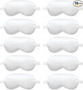 10 Pack Sleep Mask, Silk Eye Mask, by QISEQIRO