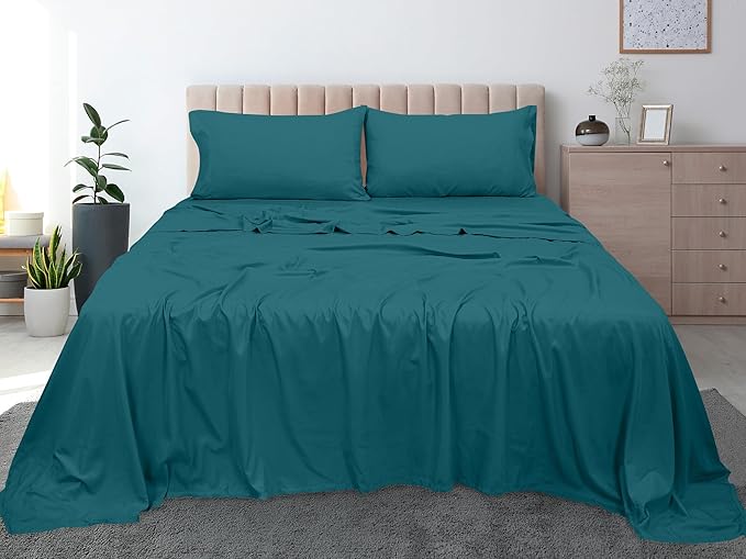 Royale Linens 300 Thread Count 100% Long Staple Combed Cotton Flat Sheet - Image 9