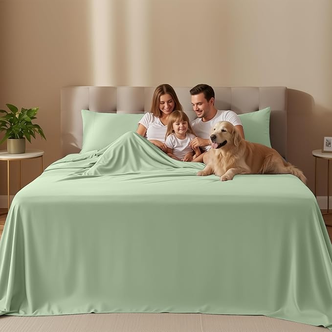 Utopia Bedding King Size Sheet Set – 4 Piece Bed Sheets, Soft and Breathable - Image 2