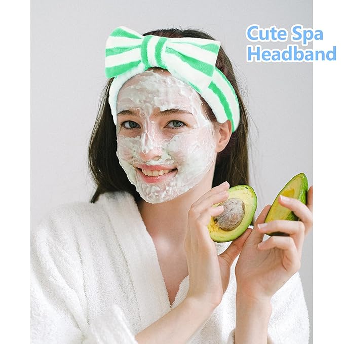 Ondder 8 Pcs Spa Terry Cloth Headbands - Image 4