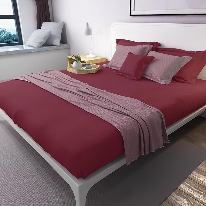 Lirex Flat Sheet, Full Size Extra Soft Brushed Microfiber 1800 Microfiber Flat - Image 5
