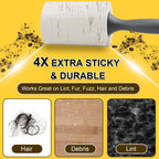 Extra Sticky Lint Rollers for Pet Hair, 250 Sheets, Lint Remover for Dog Cat Hair Removal, Animal Fur, Fuzz, Couch, Clothes Furniture and Carpet Travel-Friendly Grip Handle(1, Blue)