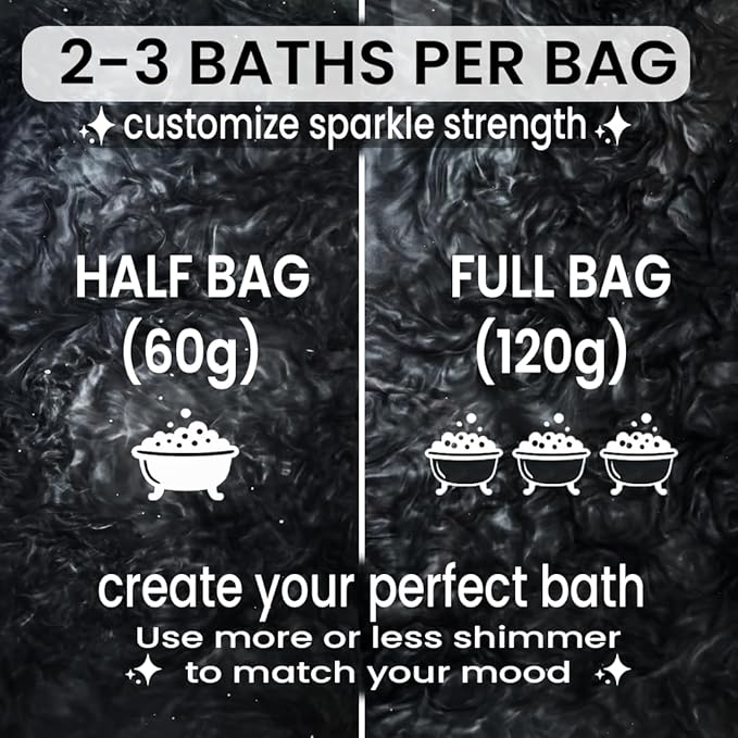 Black Cherry Shimmer Bath Bomb in A Bag - Image 5