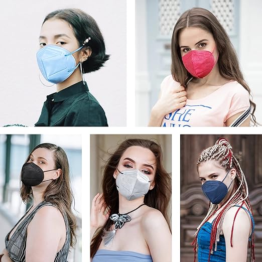 HUHETA KN95 Face Mask 60 PCs, 5-Ply Safety Masks - Image 7