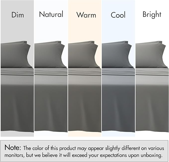 RUVANTI 100% Cotton Sheets – Twin XL Size Percale Bedding, Cooling & Breathable - Image 7
