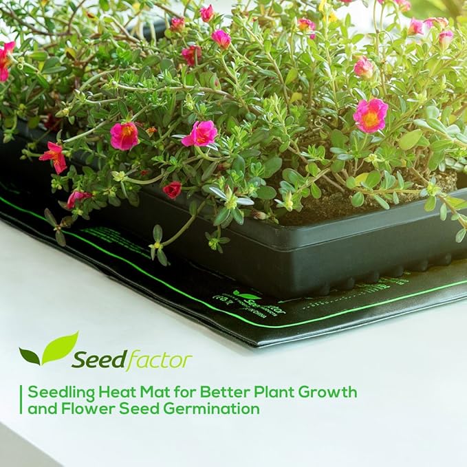 MET Certified 2 Pack Seedling Heat Mat, Seedfactor Waterproof Durable - Image 2