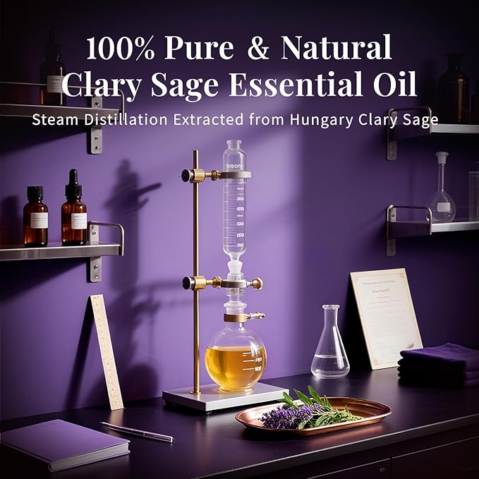 SU JUABA Clary Sage Oil Essential Oil 4 Fl Oz, 100% Pure Natural - Image 5