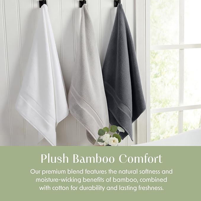 Springtree Home Luxury Viscose from Bamboo Bath Towel Set 6 Piece Set | 35% - Image 4