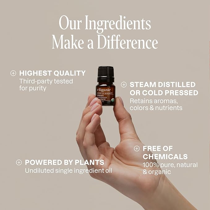 Cliganic Organic Aromatherapy Essential Oils Gift Set, 100% Pure - Image 6