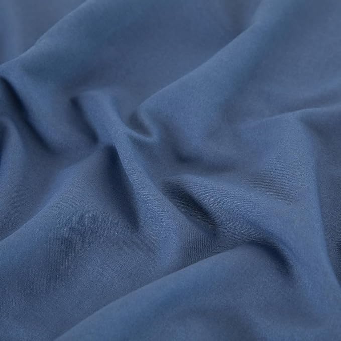 King Flat Sheet Only， 108x102Inch Dark Blue - Image 6