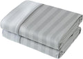 Flat Sheet Only 2 Pack, TwinXL Size 400 Thread Count 100% Egyptian Cotton Flat by ShunjieHome
