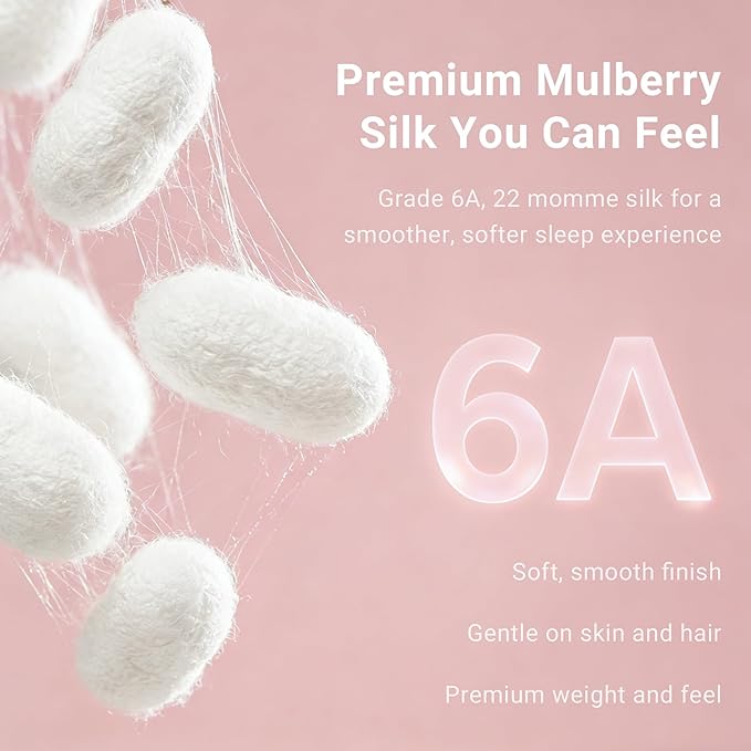 Mulberry Silk Sleep Mask for Women, 100% Blackout Eye Mask for Sleeping - Image 7