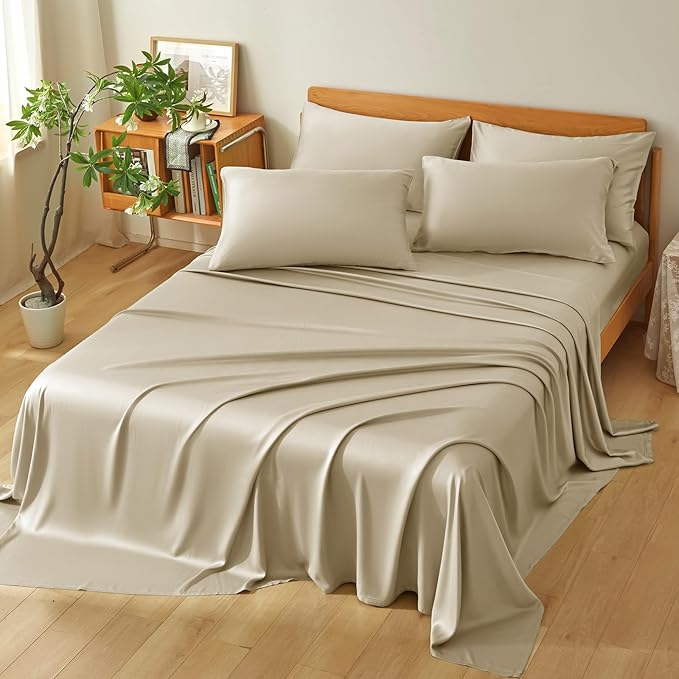 Homiest Cooling Pillow Cases King Size Set of 2, 100% Rayon Derived from Bamboo - Image 6
