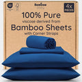 Bambaw 100% Viscose Derived from Bamboo Sheets Deep Pockets Queen Size Set – by Bambaw