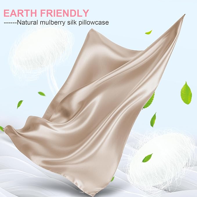 Silk Pillow Cases 2 Pack King Size - Image 2