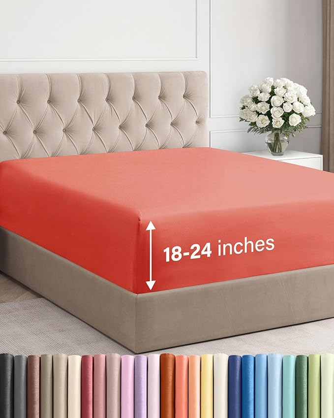 Extra Deep Queen Fitted Sheet by CGKUnlimited