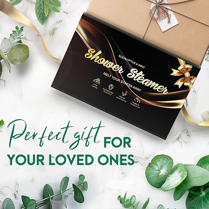 Dad Gifts for Fathers Day from Daughter Son Wife: Eucalyptus Shower Steamers - Image 5