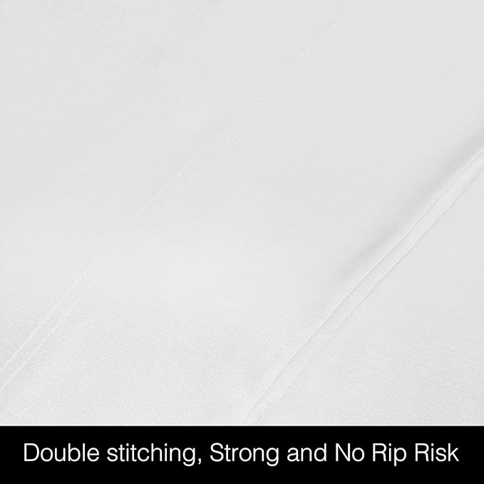 BEDELITE Standard Pillow Cases Set of 2, Rayon Derived from Bamboo, Cooling - Image 7