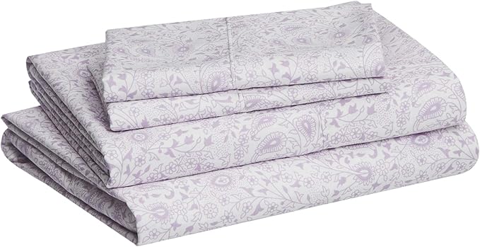 Amazon Basics Lightweight Super Soft Easy Care Microfiber Bed Sheet Set by AmazonBasics
