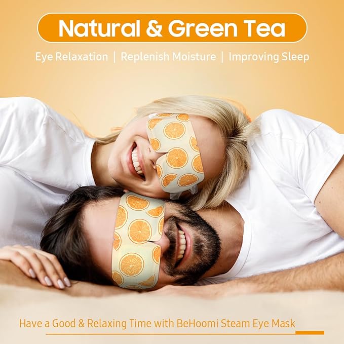 BeHoomi 20Packs Steam Eye Mask, Heated Eye Mask Warm Compress - Image 2