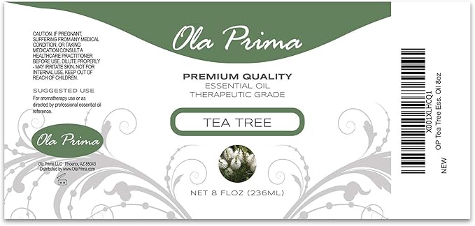 Ola Prima Tea Tree Essential Oil 8oz Pure Bulk - Image 2