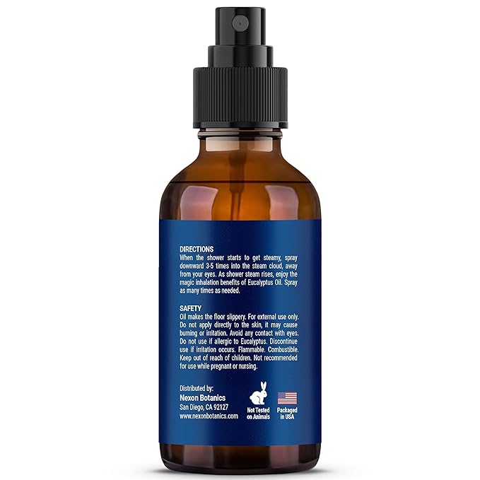 Eucalyptus & Peppermint Shower Steamer Spray 2 fl oz - Image 7