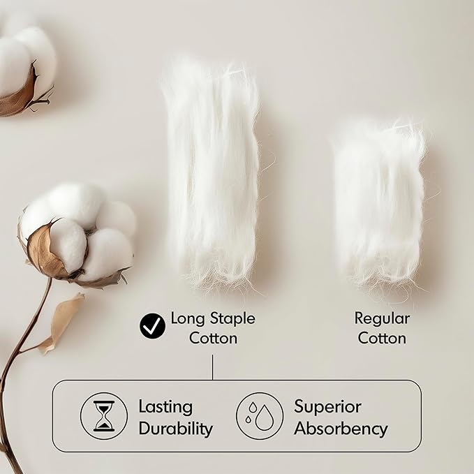 Madison Park 800GSM 100% Cotton Luxury Bathroom Towels, Long Oversized Linen - Image 9