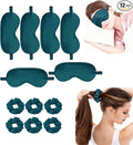 12Pcs Silk Sleep Masks Satin Eye Mask Silky Eyes Cover Blindfold Eyeshade Hair by WJingYiJia
