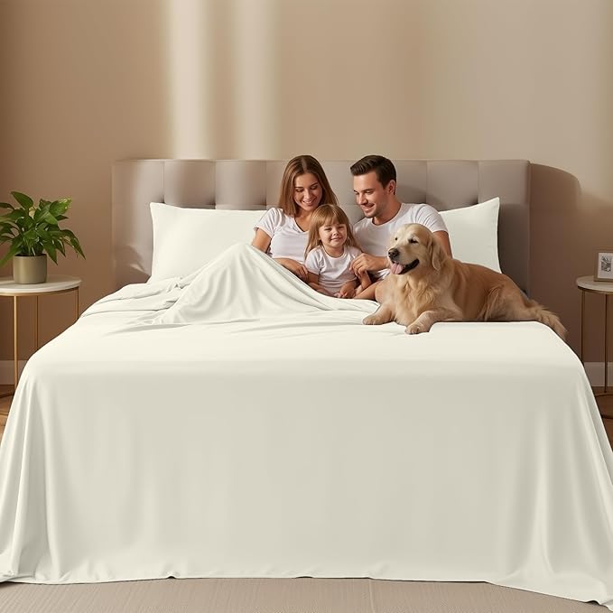 Utopia Bedding Queen Size Sheet Set – 4 Piece Bed Sheets, Soft and Breathable - Image 2