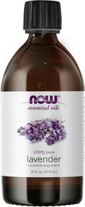 NOW Essential Oils, Lavender Oil, Soothing Aromatherapy Scent, Steam Distilled by NOW