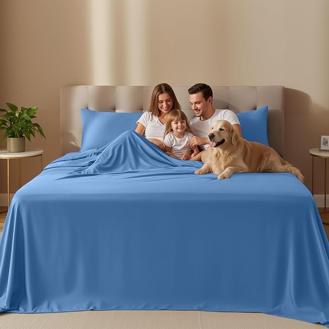 Utopia Bedding King Size Sheet Set – 4 Piece Bed Sheets, Soft and Breathable - Image 2
